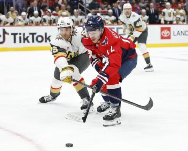 Pierre-Luc Dubois scored twice to lead the Capitals to a win over the Golden Knights.