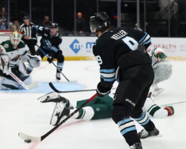 The Mammoths continued their streak, ending the Wild’s six-game undefeated streak. The Mammoths continued their streak, ending the Wild’s six-game undefeated streak.