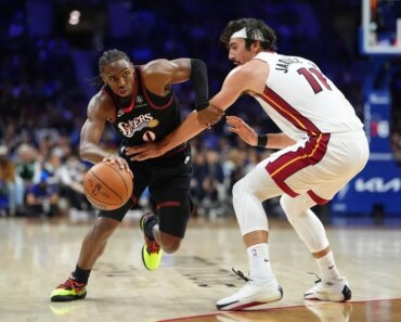 Tyrese Maxeys’ strong effort helps Sixers dominate Heat