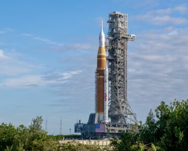 100 years after Robert Goddard’s first liquid rocket launch, NASA is using the technology to send astronauts back to the moon