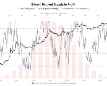 43% of Bitcoin supply is lost as the market nears bearish territory