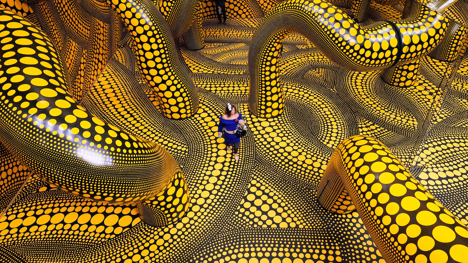 A German museum celebrates famed Japanese artist Kusama in a vast new exhibition