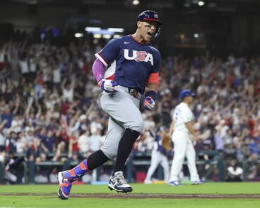 Aaron Judge set the tone for the United States as he poured in late in their WBC opener against Brazil.