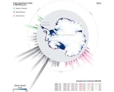 Antarctica has lost 5,000 square kilometers of ‘grounded ice’ in the last 30 years, satellite images show