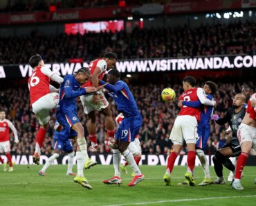 Arsenal regain their five-point lead at the top of the table with a 2-1 win over Chelsea | football news