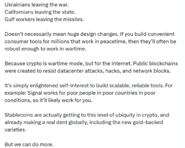 Balaji urges crypto industry to build tools for refugees Balaji urges crypto industry to build tools for refugees