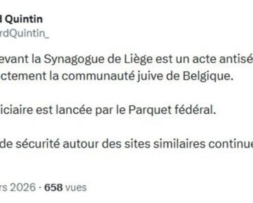 Belgium Interior Minister Criticizes ‘Anti-Semitism Act’ As Police Investigate Liege Synagogue Bombing Belgium Interior Minister Criticizes ‘Anti-Semitism Act’ As Police Investigate Liege Synagogue Bombing