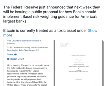 Bitcoiner Group fights back against treating Bitcoin as a “toxic asset”.