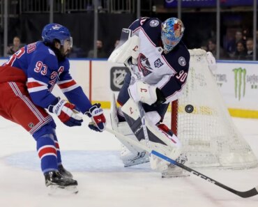 Blue Jackets take 4-goal lead and hold on for overtime win over Rangers