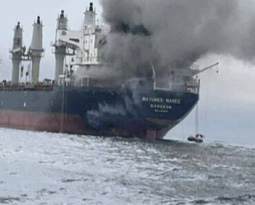 Cargo ship hit by projectile in Strait of Hormuz: United Kingdom