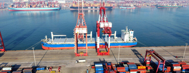 China’s exports sharply beat expectations in the first two months as the trade surplus hit the highest on record