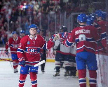 Cole Caufield, the Canadiens took an early lead and cooled the Caps.