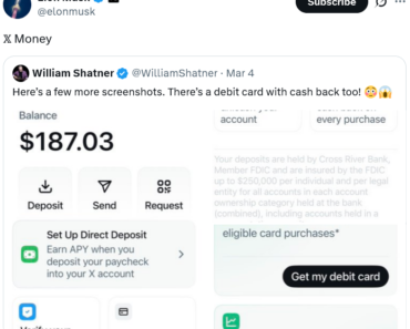 Elon Musk taps Captain Kirk to demo X Money