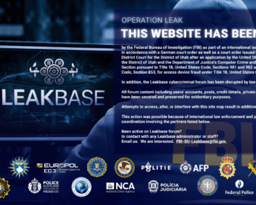 Europol, FBI take down major crime forum LeakBase from the internet