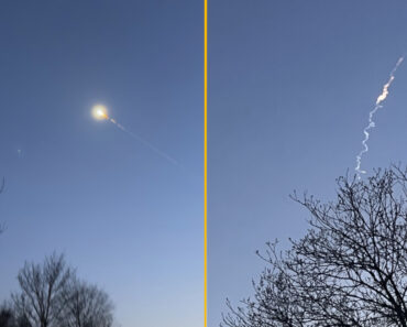 Falling meteorite smashes hole in roof of German house after spectacular ‘fireball’ explosion over Europe Falling meteorite smashes hole in roof of German house after spectacular ‘fireball’ explosion over Europe