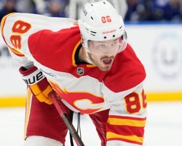 Flames’ Joel Farabee emotionally rises as team leader