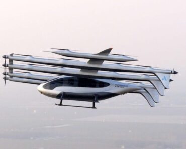 Gigantic 10-person ‘flying taxi’ passes first flight test in China