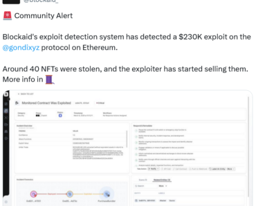 Gondi shuts down smart contract bug after $230K exploit