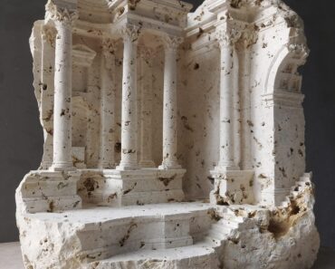Historic buildings emerge from stone in Matthew Simmonds’ ethereal sculptures – huge Historic buildings emerge from stone in Matthew Simmonds’ ethereal sculptures – huge