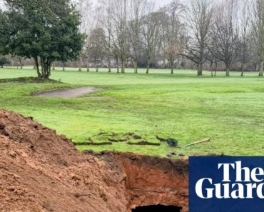“I thought it was a collapsed drain”: the sinkhole in a golf course exposes a lost winery | Manchester
