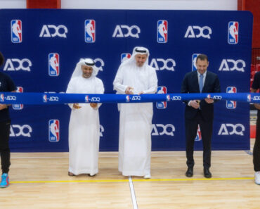 In partnership with the NBA, ADQ opened a newly renovated basketball court at Abu Dhabi Khalifa University.