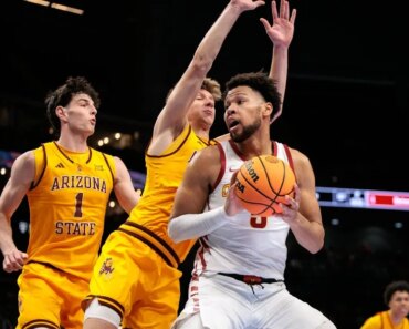Iowa State defeated Arizona State in the Big 12 Tournament.