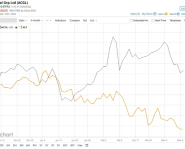 Is ACGL performing well in the financial services sector?