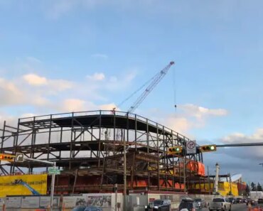 It’s a saddle-shaped dome.