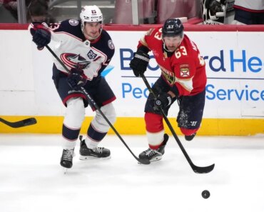 Jackets on playoff cusp as Panthers spiral out of picture.