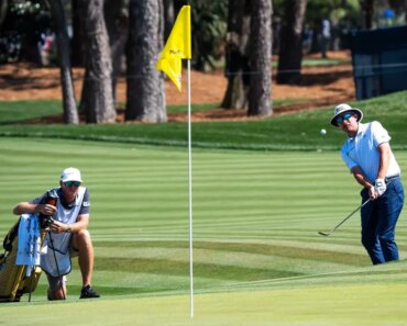 Joel Dahmen and caddy Geno Bonnalie reunite at The Players.