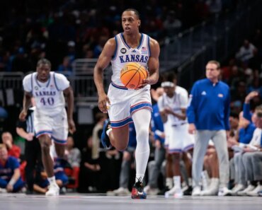 Kansas beat TCU and advanced to the Big 12 semifinals against Houston. Kansas beat TCU and advanced to the Big 12 semifinals against Houston.