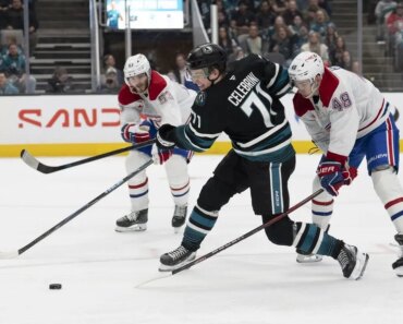Kiefer Sherwood lifts Sharks past Canadiens with game-winner Kiefer Sherwood lifts Sharks past Canadiens with game-winner