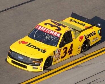 Layne Riggs wins the first ever NASCAR truck street race win.