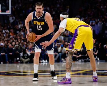 LeBron James sets the all-time field goal record in the Lakers’ loss to the Nuggets.
