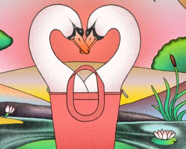 Linda Merad dives into a sea of ​​topsy-turvy for Hermès