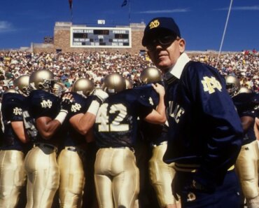 Lou Holtz muttered like a champ.