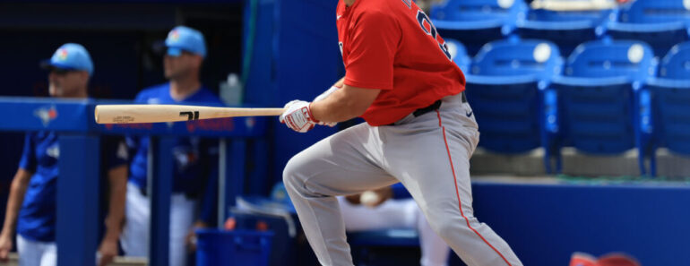 Matt Thaiss has an upward movement clause in his Red Sox deal.