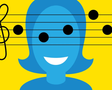 Music even makes you blink to the beat