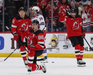 NHL recap: Devils defeat Rangers behind Jack Hughes hat trick.