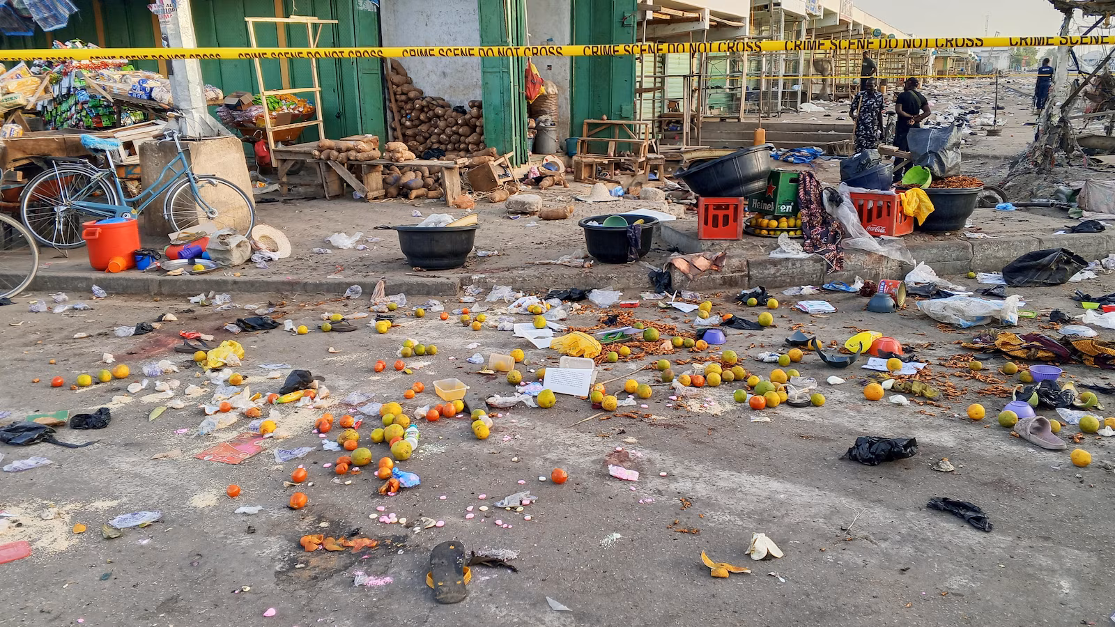 Nigerian police suspect suicide bombers responsible for at least 23 deaths