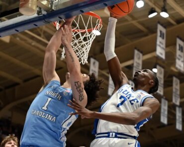 No. 1 Duke caught up to No. 17 UNC behind Cameron Boozer’s double-double.