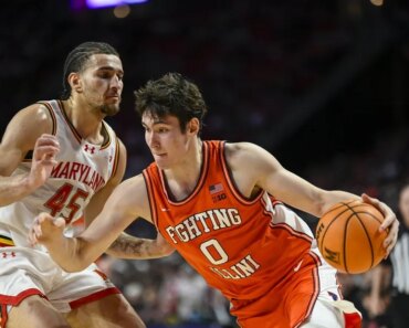 No. 11 Illinois defeats Maryland to secure top-four seed in Big Ten