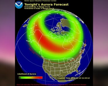 Northern lights may be visible in 9 states tonight as brisk solar wind sweeps past Earth