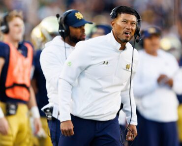 Notre Dame’s Marcus Freeman sends message after Lou Holtz’s death.