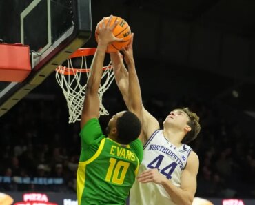 On bobblehead day, Nick Martinelli lifted Northwestern over Oregon.