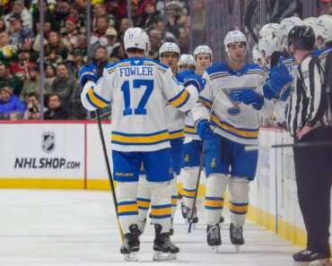 Pavel Buchnevich’s late winner put the Blues past the Wild. Pavel Buchnevich’s late winner put the Blues past the Wild.