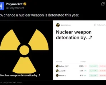 Polymarket archives nuclear market after response to betting war