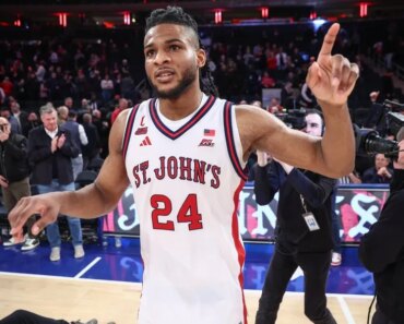 Providence has the tough task of shutting down Jubi Ejiofor (No. 13 St. John’s). Providence has the tough task of shutting down Jubi Ejiofor (No. 13 St. John’s).