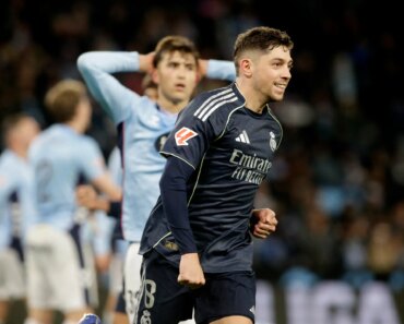 Real Madrid beat Celta Vigo to get closer to Barcelona with Valverde’s late goal | football news