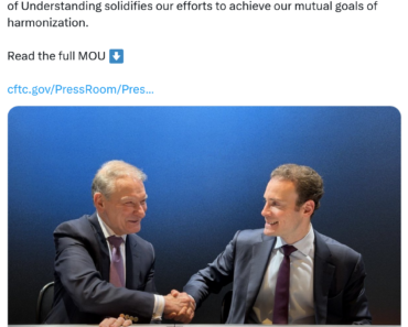 SEC, CFTC Handshake on Memorandum to Regulate Markets in Harmony